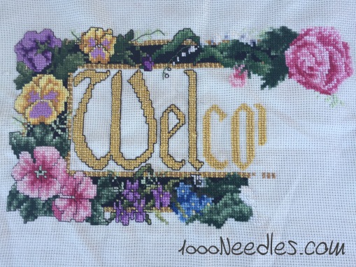 Welcome Project Cross Stitch 12/6/2015