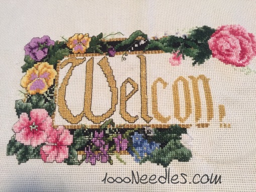 Cross Stitch Project Welcome 12/19/15