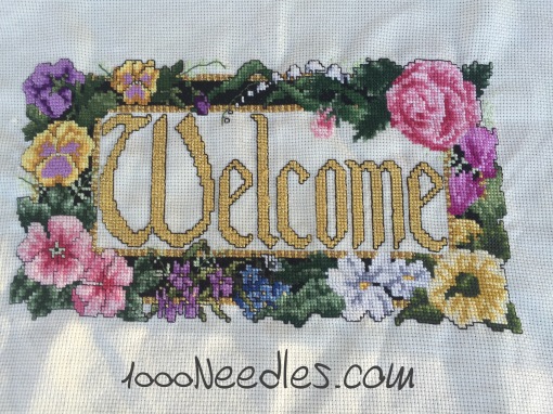 Welcome project Cross Stitch 4/21/2016